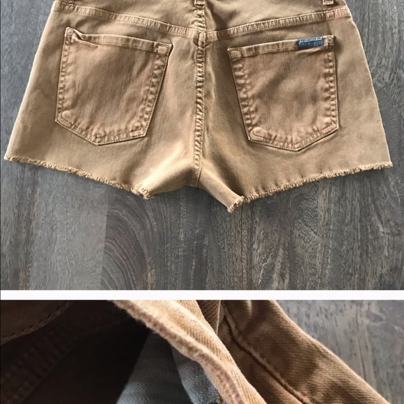 7 For All Mankind Brown Shorts - Picture 2 of 5